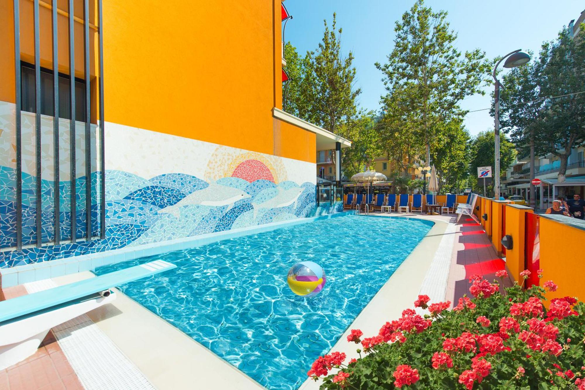 Viva Beach Hotel 리미니 외부 사진